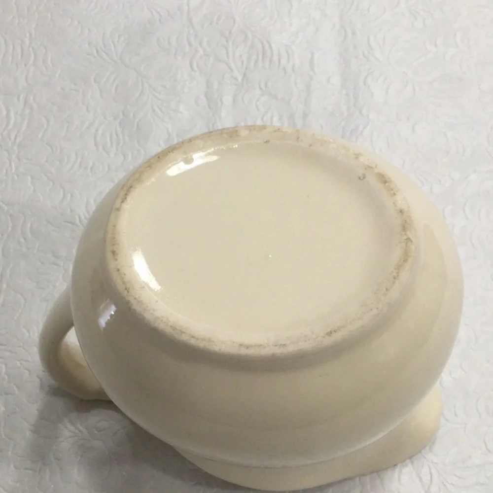 Water Pitcher Small Vintage White